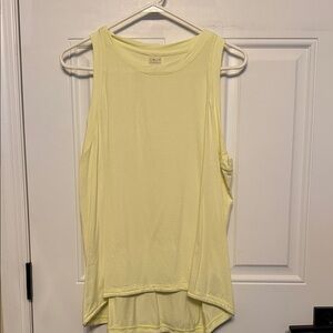 CALIA by Carrie Underwood Light Yellow and white stripe Tank Top
